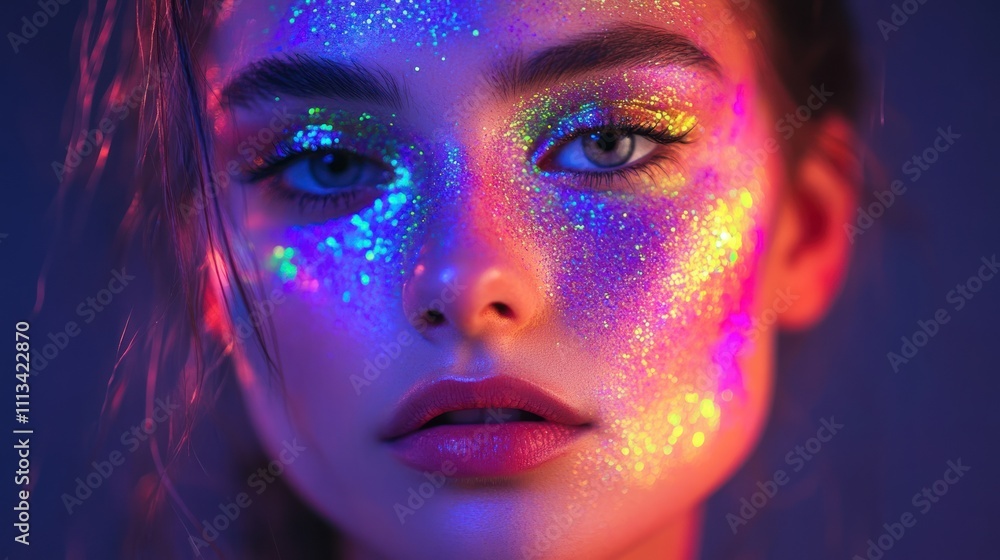 Glamorous Glitter Portrait Glamorous Glitter Portrait