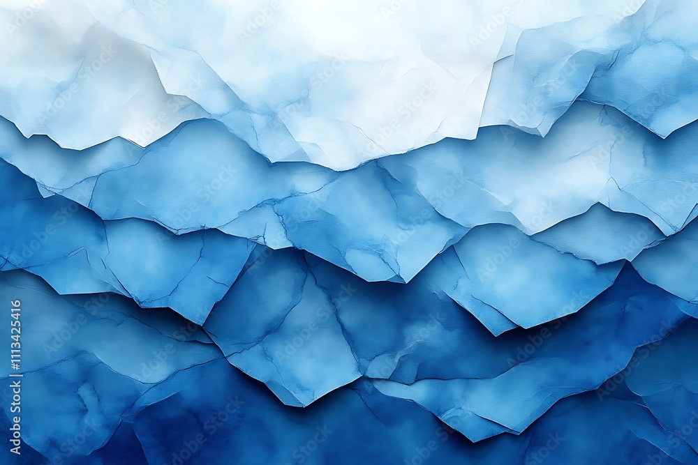 Obraz premium art color of crack ice land 