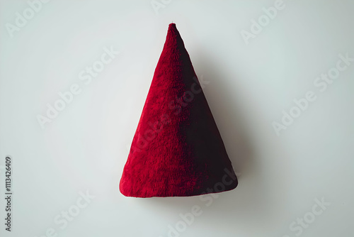 A colorful party hat, isolated on white, adding fun and flair to your celebrations, perfect for birthday parties, holidays, and other festive events.