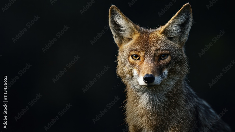 Fototapeta premium Close-up Portrait of a Coyote