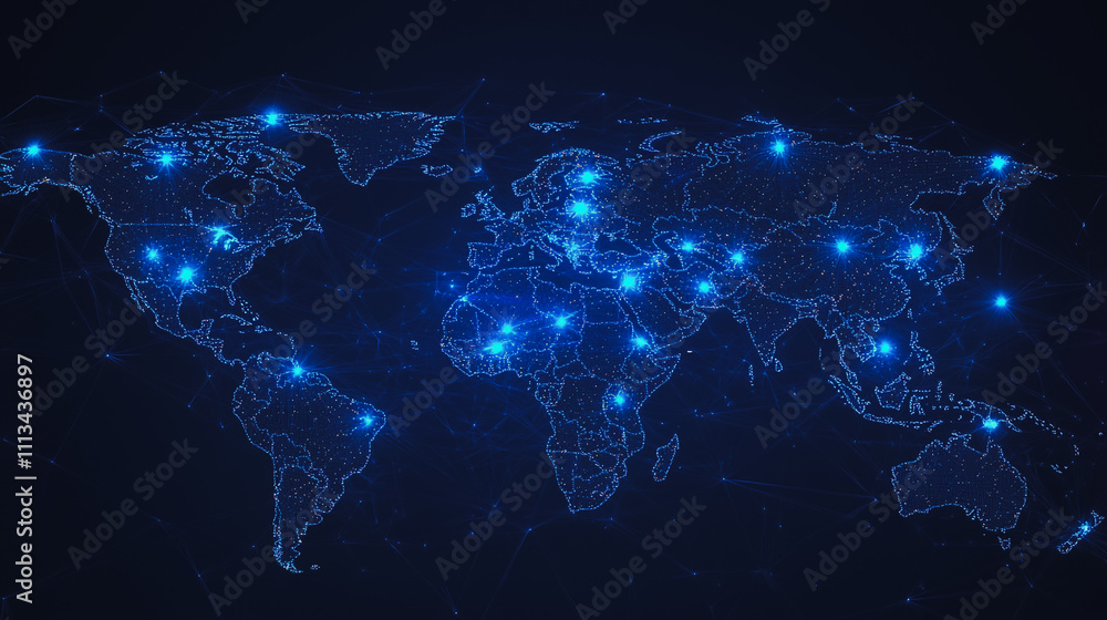 background network points Earth's surface wave background Abstract digital wave background information technology background The background is the background. gradient wave digital wave ban