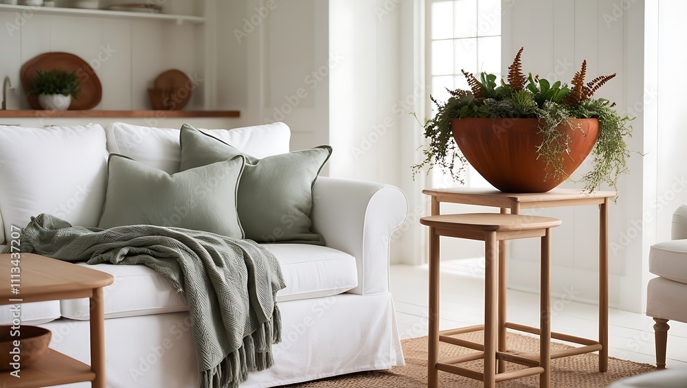 Fototapeta premium living room interior