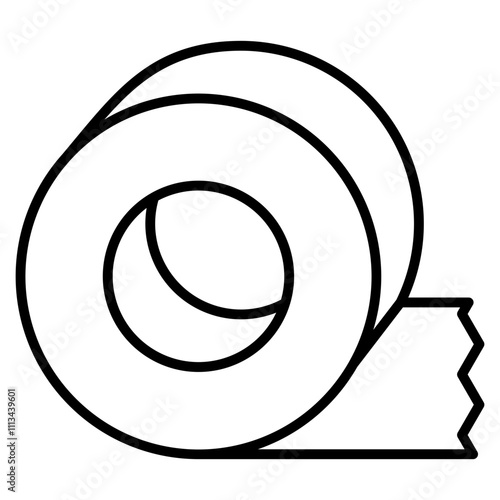 Tape  Icon Element For Design