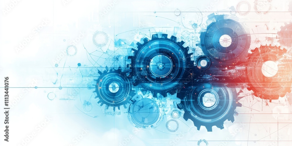 high tech background, Generative AI high tech background, Generative AI