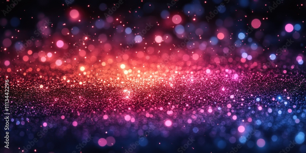 Fototapeta premium Abstract Red White Blue Glitter Background for Elections Voting Memorial Labor Day Independence Celebration