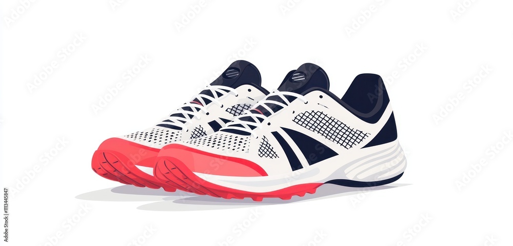 Iconic badminton shoes designed with grip-enhancing soles, detailed in glyph vector. Iconic badminton shoes designed with grip-enhancing soles, detailed in glyph vector.
