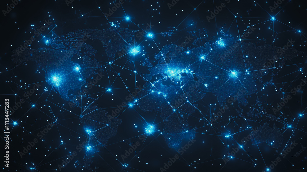 Fototapeta premium background network points Earth's surface wave background Abstract digital wave background information technology background The background is the background. gradient wave digital wave ban