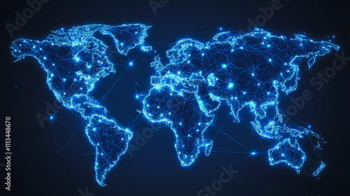 background network points Earth's surface wave background Abstract digital wave background information technology background The background is the background. gradient wave digital wave ban