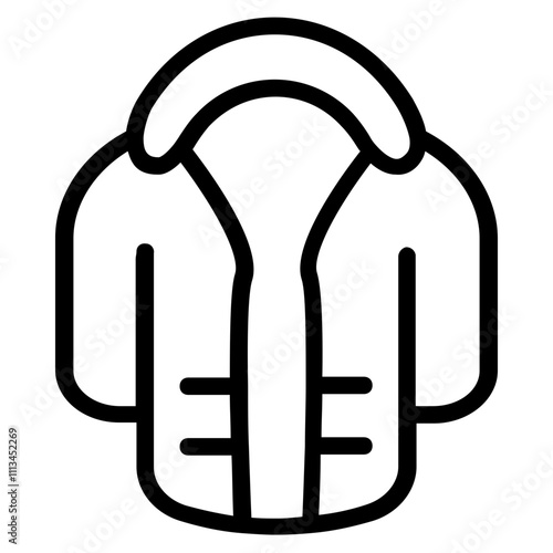 Jacket Line Icon