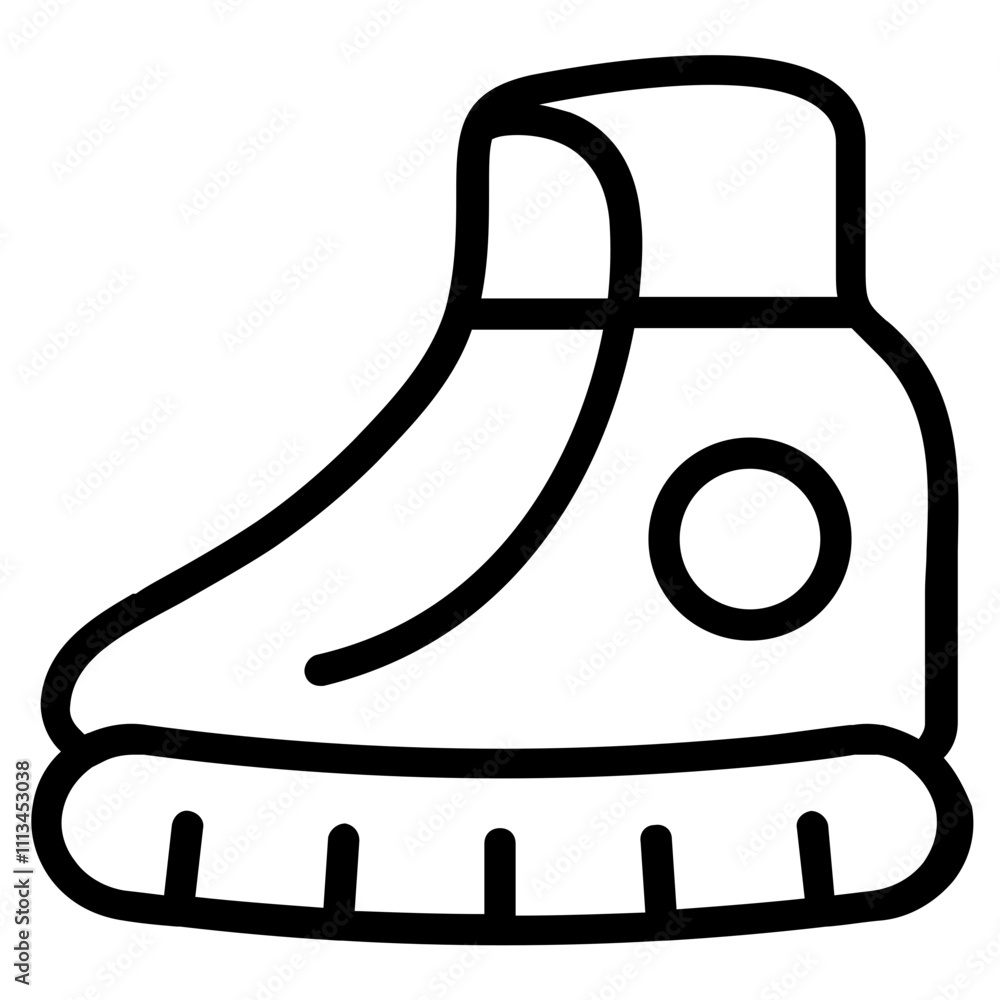 Boots Line Icon Boots Line Icon