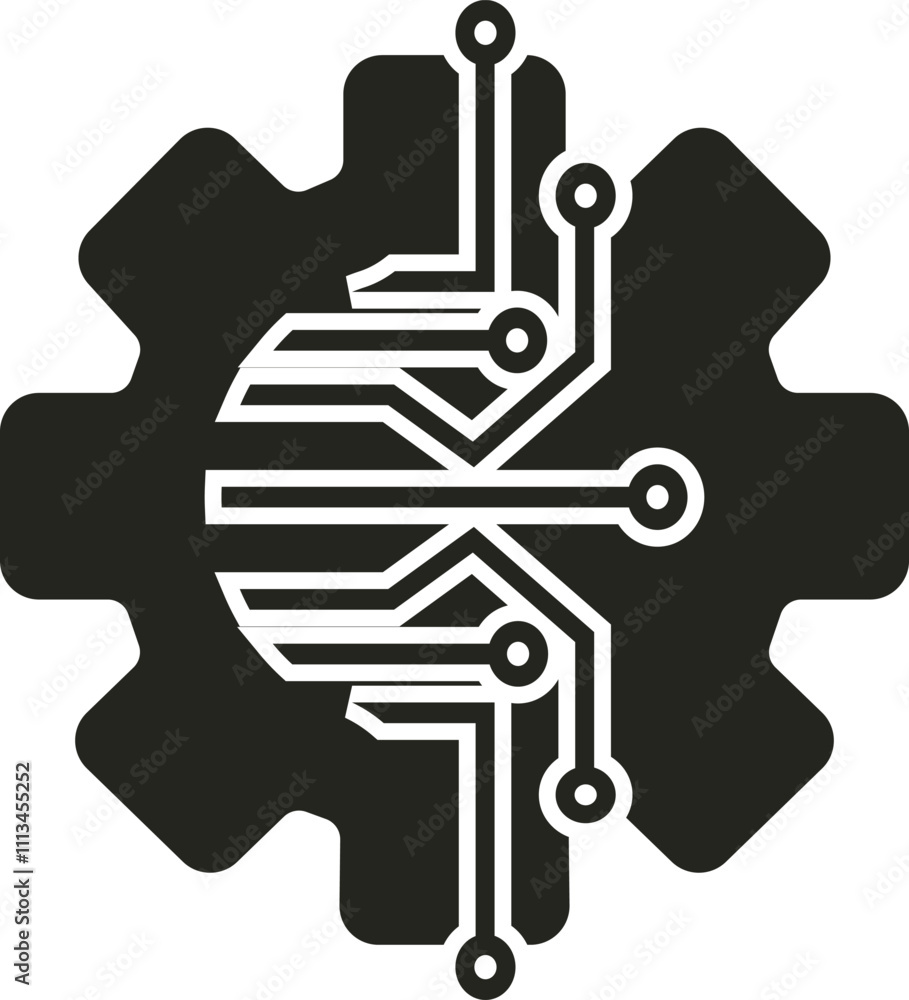 Technology vector art featuring a sleek circuit board design with glowing lines, geometric shapes, and a futuristic digital interface theme in vivid colors. Technology vector art featuring a sleek circuit board design with glowing lines, geometric shapes, and a futuristic digital interface theme in vivid colors.