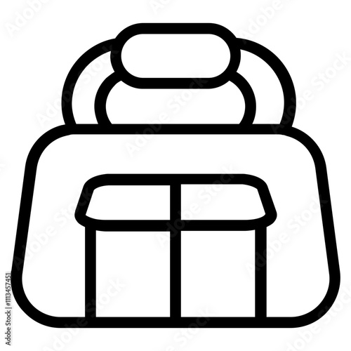 Gym Bag Line Icon