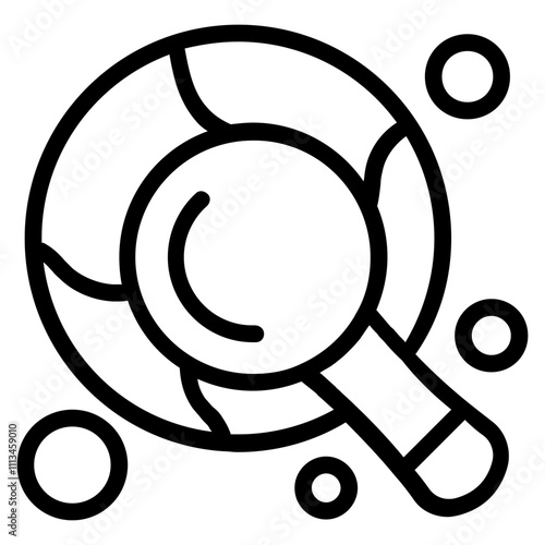 Research Line Icon