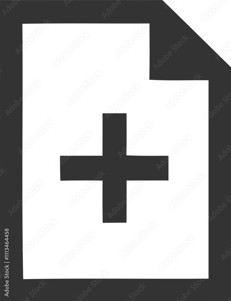 Obraz premium Doc DOcument Icon App UI