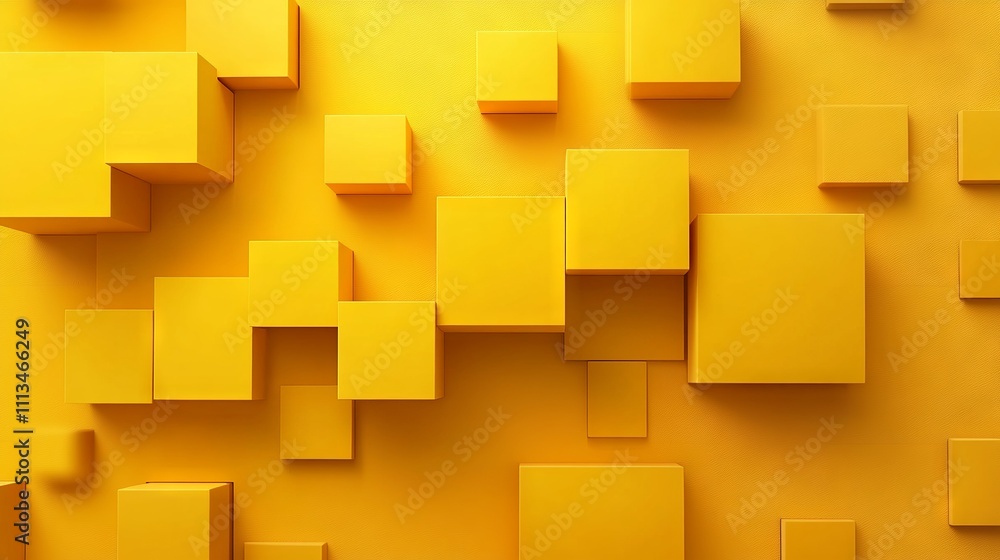Abstract yellow background featuring geometric square shapes with a modern, minimalist design, perfect for creative projects, digital backdrops, or web graphics. Abstract yellow background featuring geometric square shapes with a modern, minimalist design, perfect for creative projects, digital backdrops, or web graphics.
