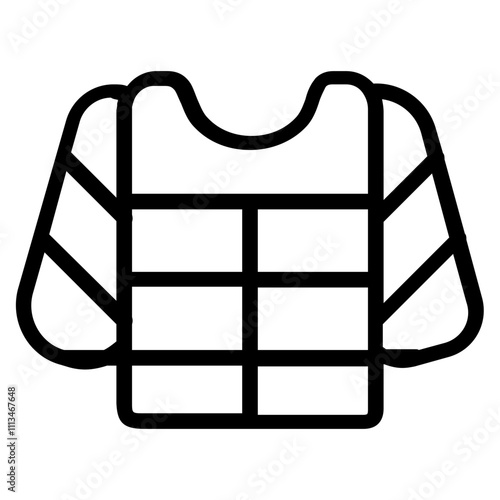 Jacket Line Icon