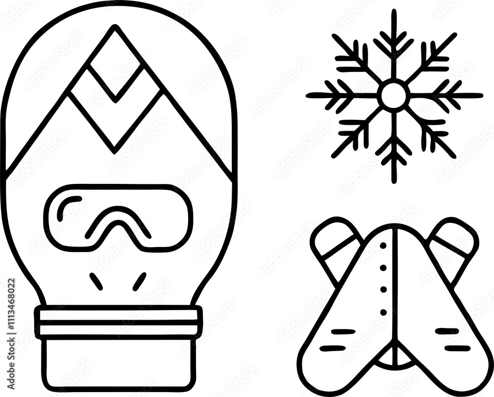 set of line art helmet Welding worker glasses doodle vector coloring page elements set of line art helmet Welding worker glasses doodle vector coloring page elements