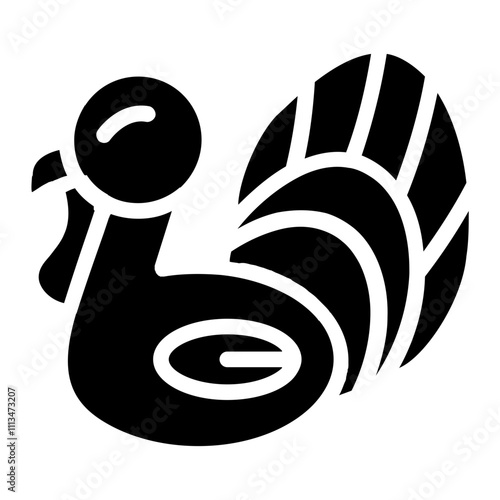 Turkey Solid Icon