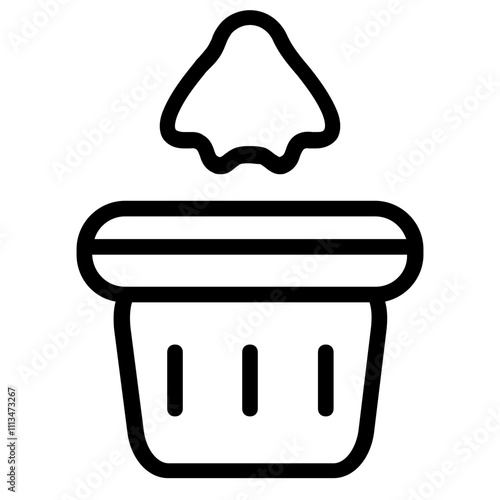 Disposable Line Icon