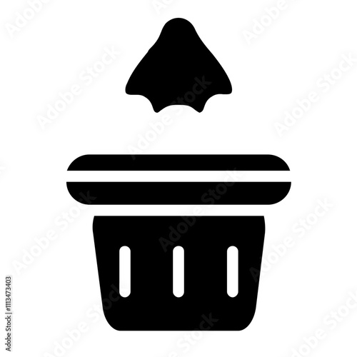 Disposable Solid Icon