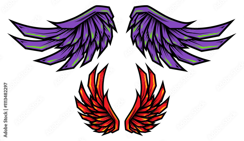 Obraz premium WING SET