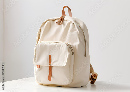 bag on a white