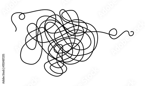 untangle thread line
