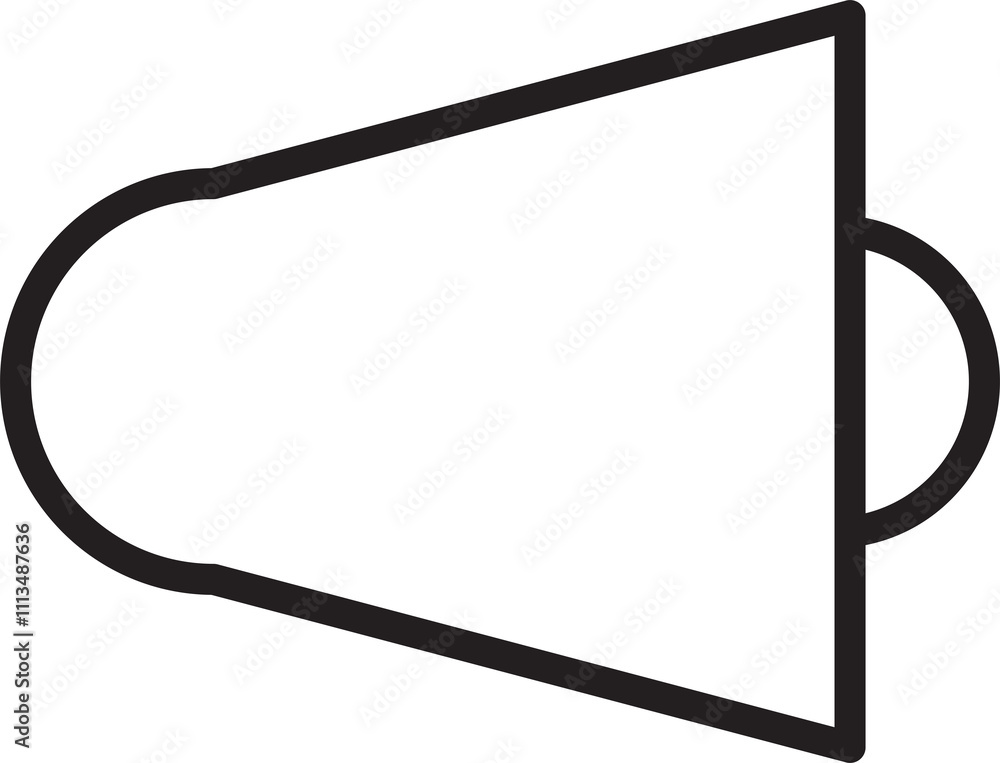 Megaphone Line Icon Megaphone Line Icon