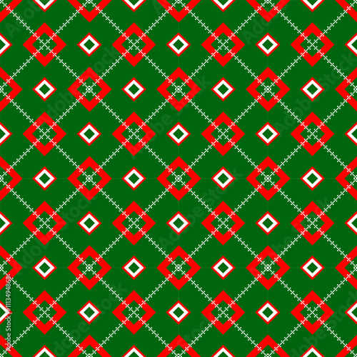 Christmas theme paper pattern for wrapping gifts and pattern for handkerchiefs