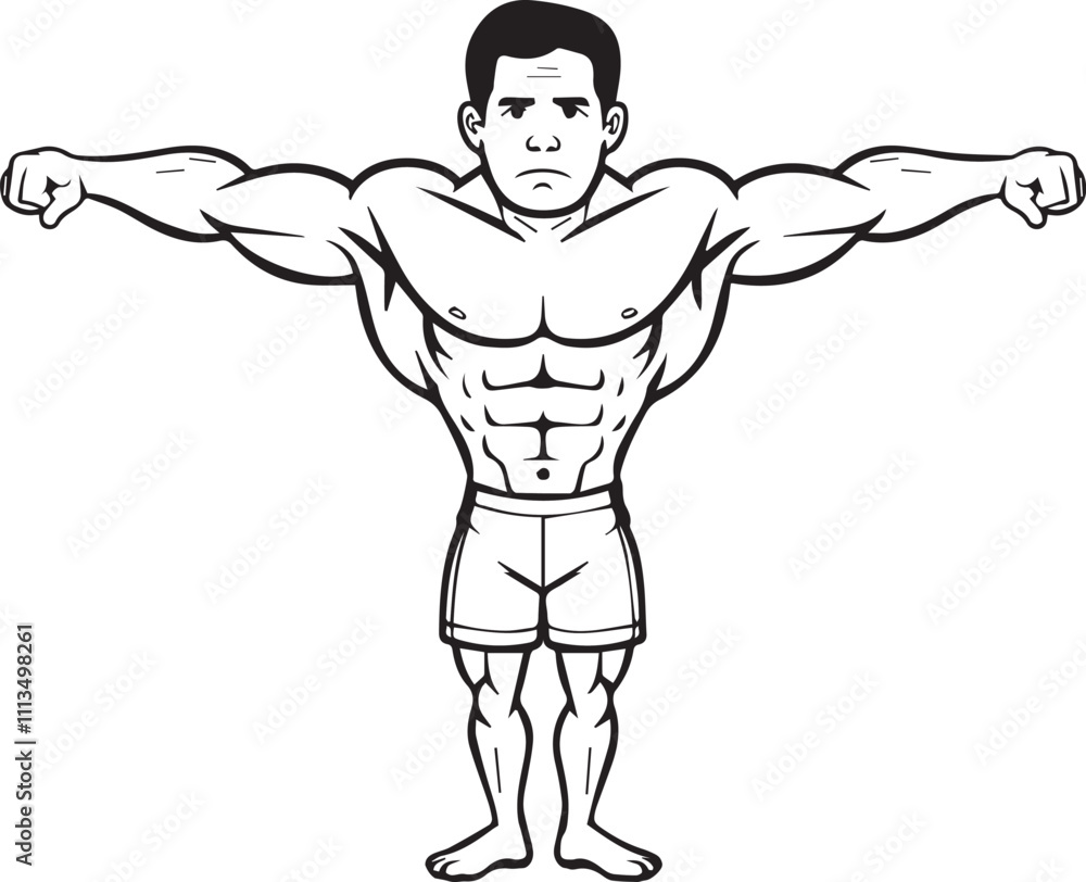 Fototapeta premium illustration of man