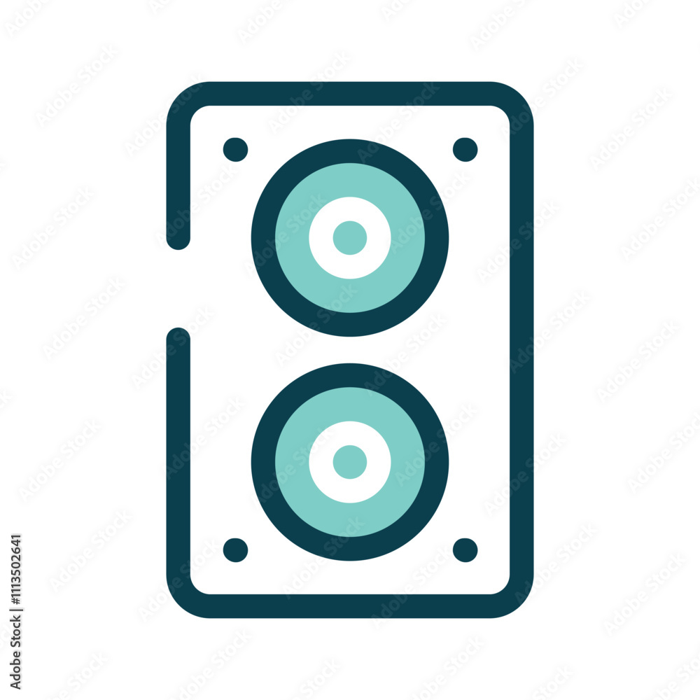Get this perfectly designed icon of speaker in modern style Get this perfectly designed icon of speaker in modern style