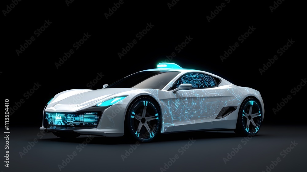 Futuristic Vehicle Showcase Digital Exhibition High-Resolution Imagery Dark Environment Ultra-Detailed Perspective Technology Concepts Futuristic Vehicle Showcase Digital Exhibition High-Resolution Imagery Dark Environment Ultra-Detailed Perspective Technology Concepts