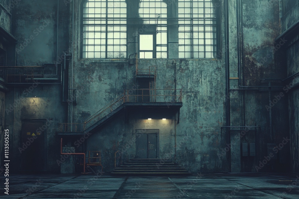 Obraz premium old abandoned factory