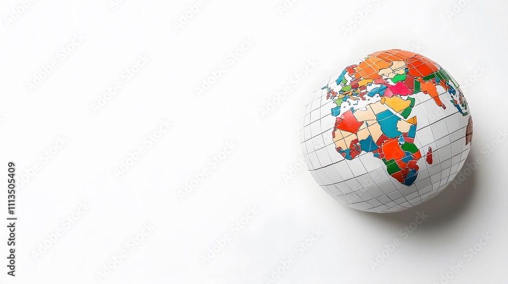 Global Map Illustration Modern World Educational Graphic Clean Background Aerial View Geographic Concept for SEO Impact Global Map Illustration Modern World Educational Graphic Clean Background Aerial View Geographic Concept for SEO Impact
