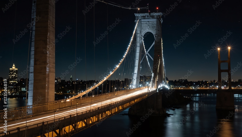 Obraz premium bridge at night