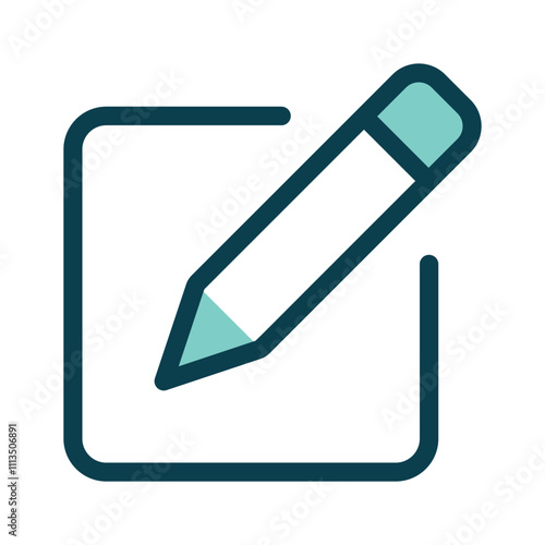 Icon of pencil, edit sign vector design