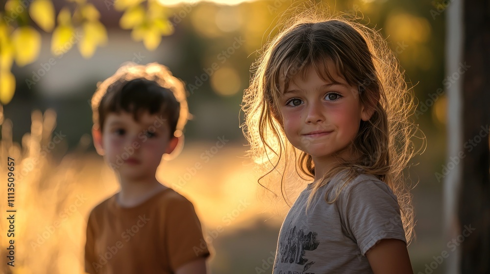 A photographer capturing the expressions of children playing in a small village, with a focus on everyday moments and natural surroundings