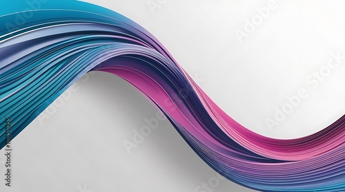 Purple and blue abstract background wallpaper on white screen illustration design, random waves of unique colors