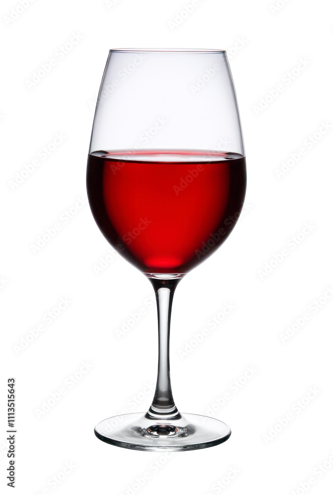 Red Wine Glass Isolated on White Background Red Wine Glass Isolated on White Background