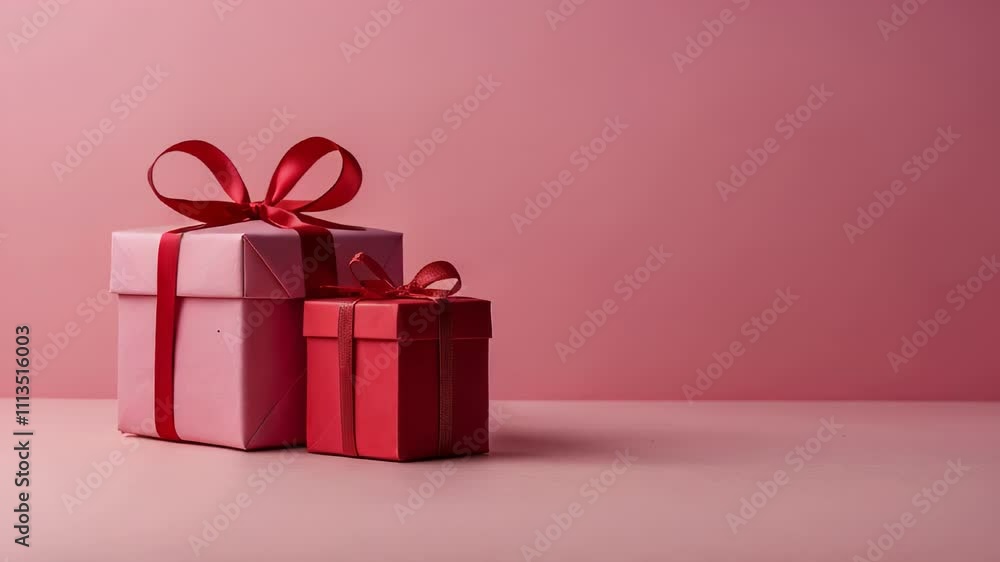 Glittery heart ornament hanging, surrounded by soft bokeh hearts on a pink background. Concept of love and romance. Valentines day background. Video 4k Glittery heart ornament hanging, surrounded by soft bokeh hearts on a pink background. Concept of love and romance. Valentines day background. Video 4k