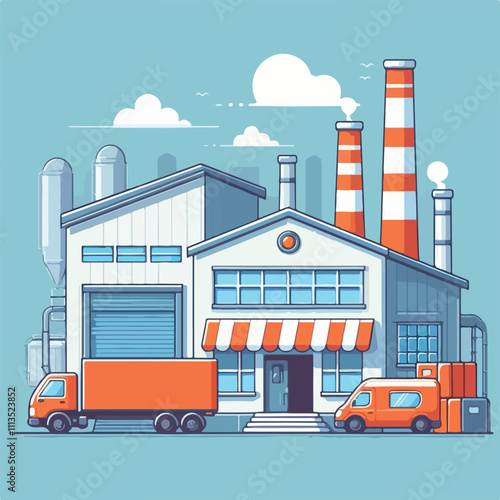 warehouse vector