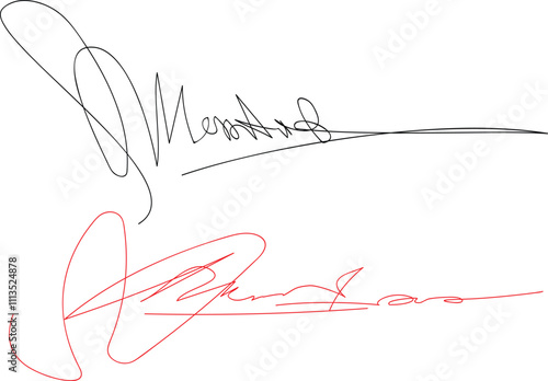 set Abstract handwritten signature, imaginary scribble, Business set of inked autographs. Autographs handwritten set. Document Signature Ideas, Handwritten Collection of Fake Scribble Signature in Ink