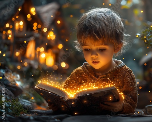 A Glowing Book Illuminates a Child s Path to Opportunity in an Underdeveloped Neighborhood photo