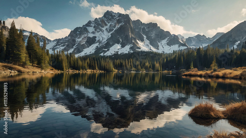 lake in the mountains