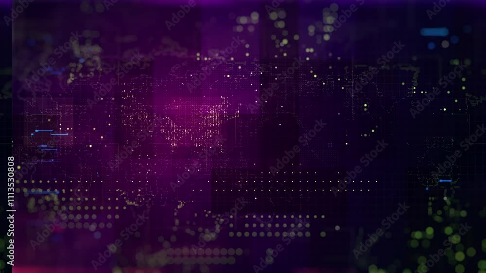 A futuristic digital world map with glowing lines, data points, and a grid overlay, bathed in shades of purple, representing global connectivity and data flow in the digital age. A futuristic digital world map with glowing lines, data points, and a grid overlay, bathed in shades of purple, representing global connectivity and data flow in the digital age.