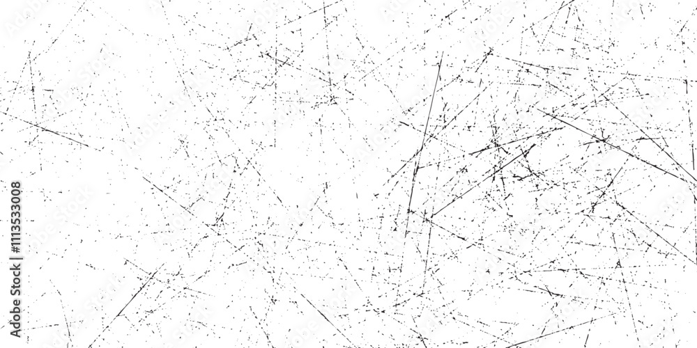Fototapeta premium Distressed vector overlay texture background. Dust sketch grunge. 