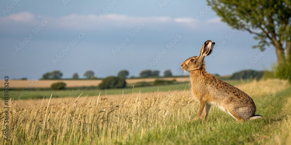 Naklejka premium Hare Full Body
