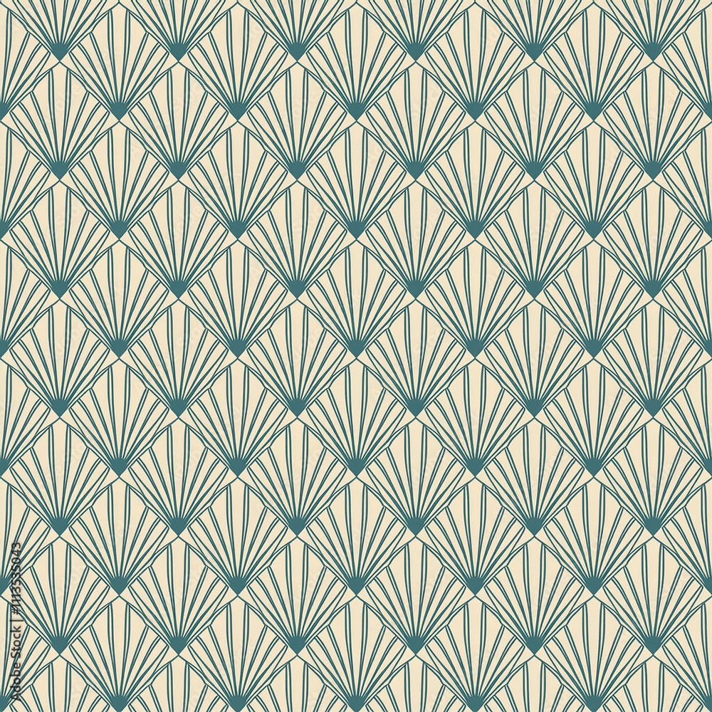Vector Floral Art Nouveau Seamless Pattern. Geometric decorative leaves texture. Retro stylish background. Vector Floral Art Nouveau Seamless Pattern. Geometric decorative leaves texture. Retro stylish background.