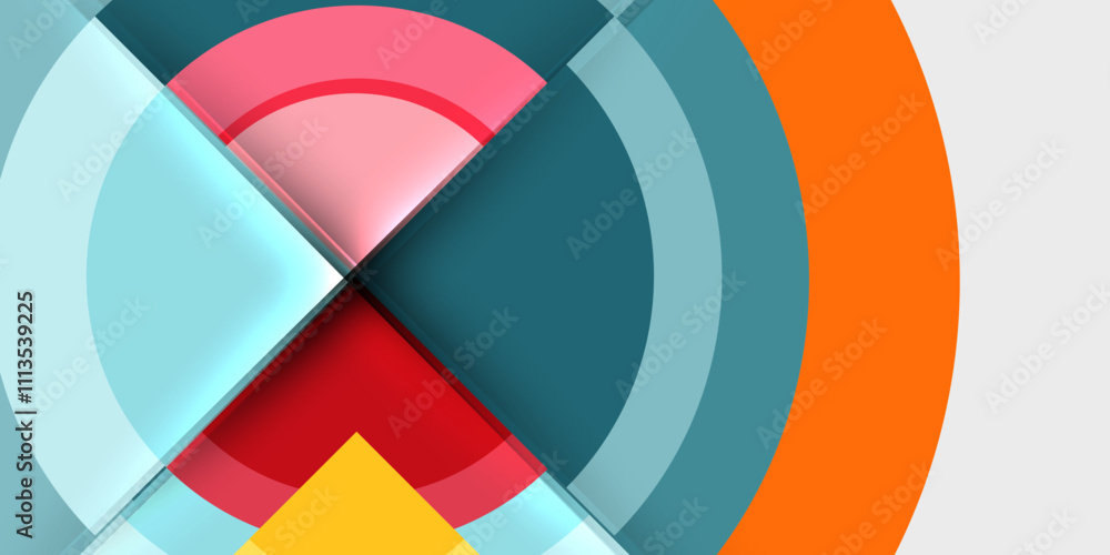 Techno circles and semi circles. Vector Illustration For Wallpaper, Banner, Background, Card, Book Illustration, landing page Techno circles and semi circles. Vector Illustration For Wallpaper, Banner, Background, Card, Book Illustration, landing page