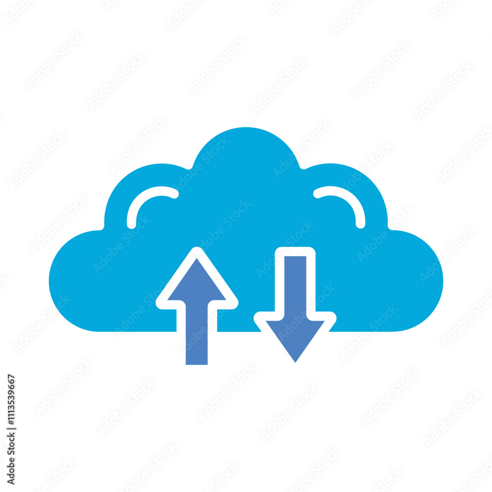 Cloud Uploading Icon Cloud Uploading Icon